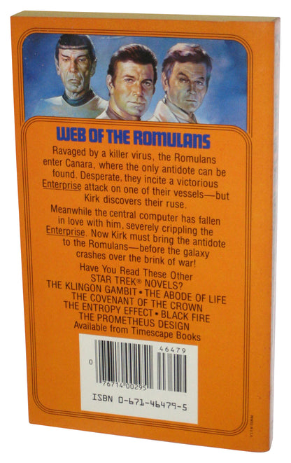 Star Trek Web of the Romulans (1983) Paperback Book No. 10