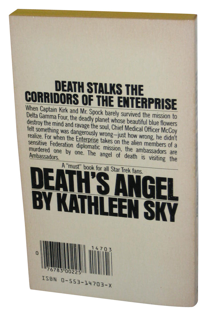 Star Trek Death's Angel (1981) Paperback Book
