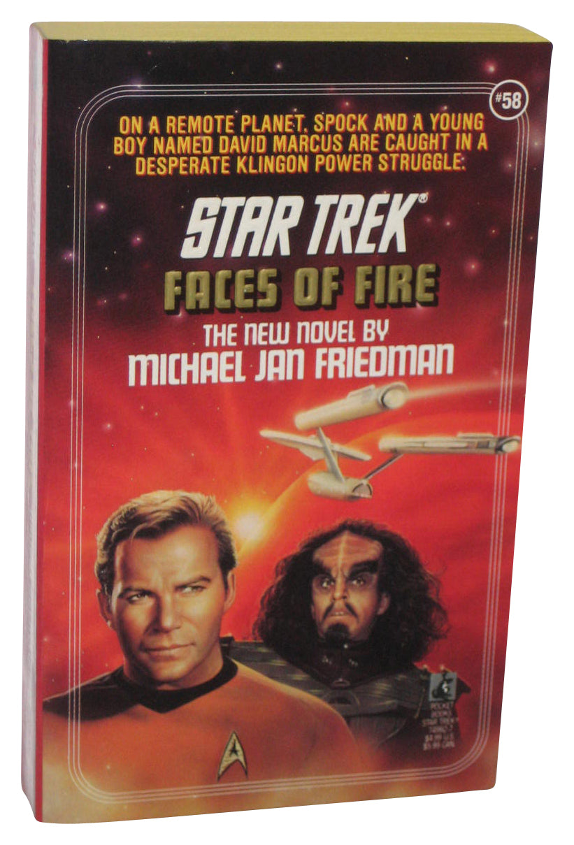 Star Trek Faces of Fire (1992) Paperback Book No. 58
