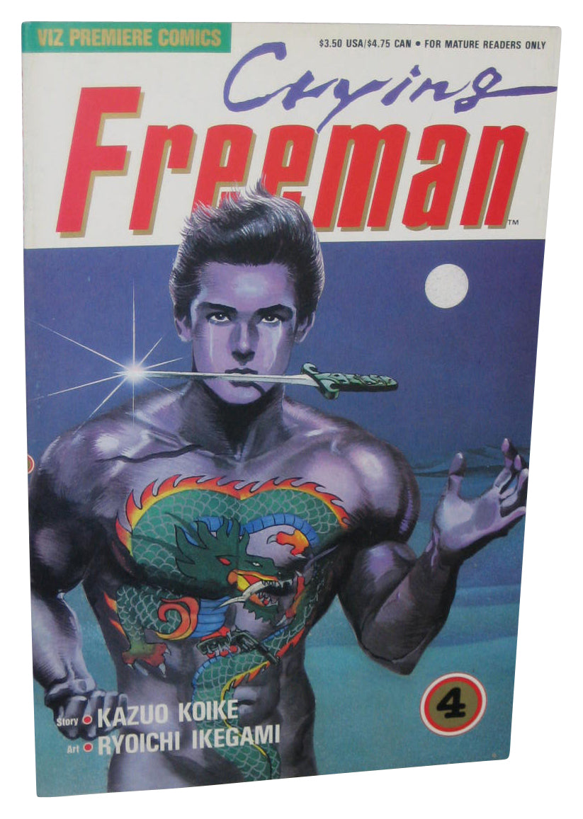 Crying Freeman Issue 4 (1990) Viz Comics Paperback Book