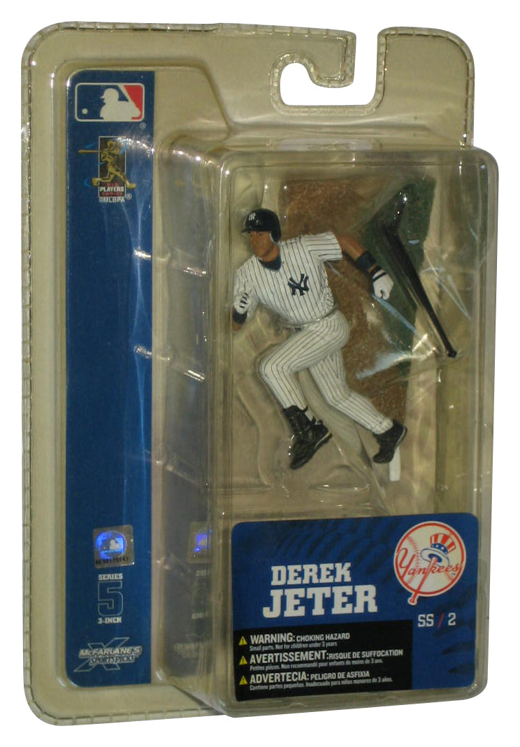 MLB Baseball Derek Jeter Yankees (2007) Series 5 McFarlane Toys 3-Inch Figure - (Yellow Plastic)