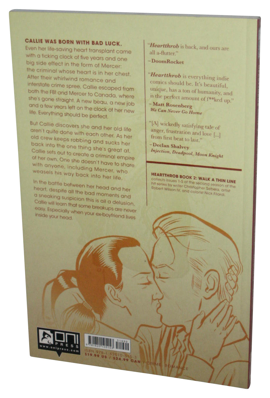 Heart Throb Vol. 2 Walk A Thin Line Vol. 2 Oni Press (2018) Paperback Book - (Signed)