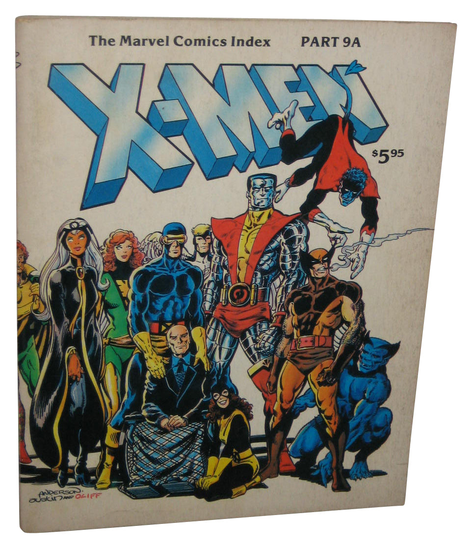 Marvel X-Men Index Part 9A (1981) Paperback Book