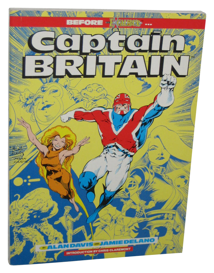 Marvel Captain Britain Dipped in Magic Clothed Science (1988) Paperback Book