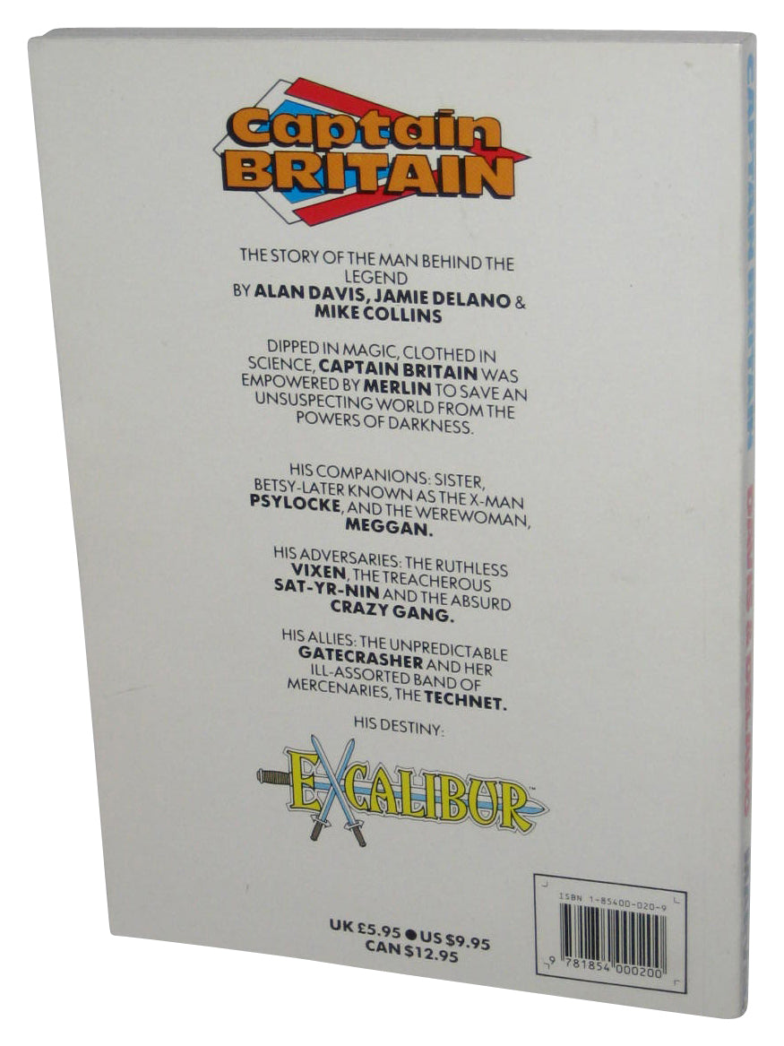 Marvel Captain Britain Dipped in Magic Clothed Science (1988) Paperback Book
