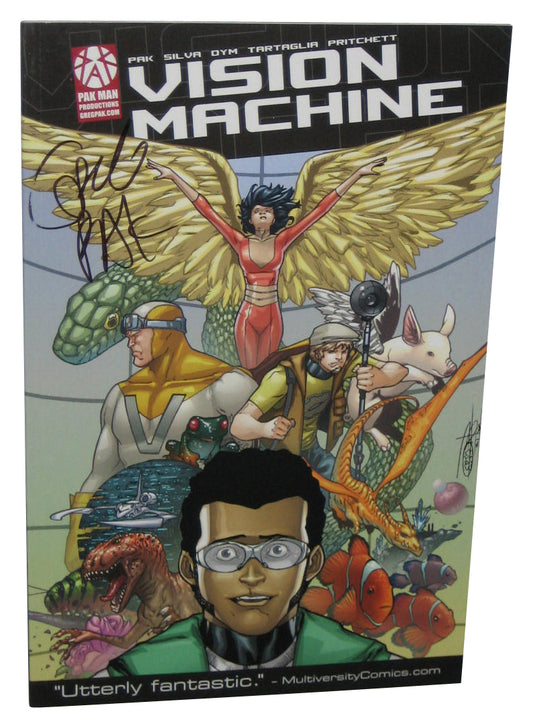 Vision Machine (2011) Pak Man Paperback Book - (Signed)