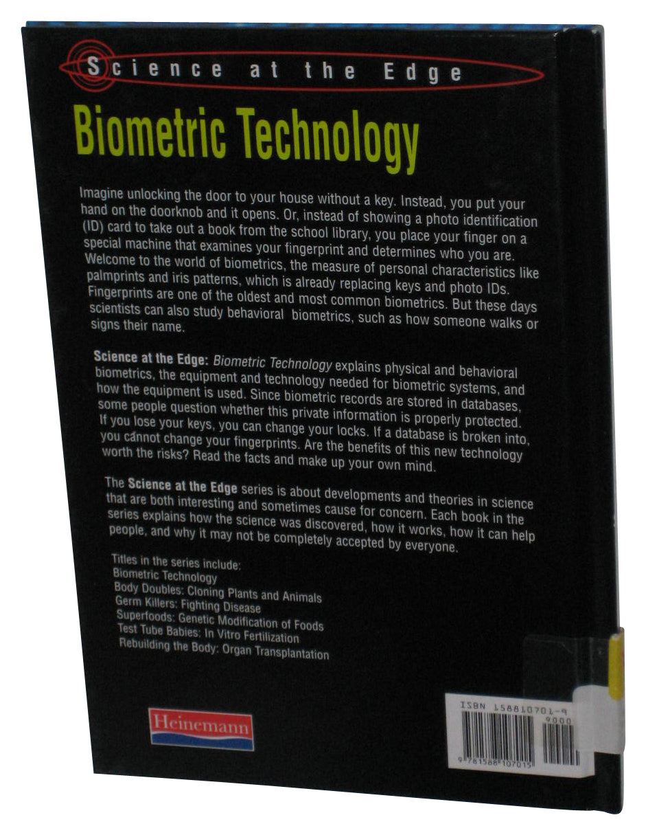 Biometric Technology Science At The Edge (2002) Heinemann Hardcover Book