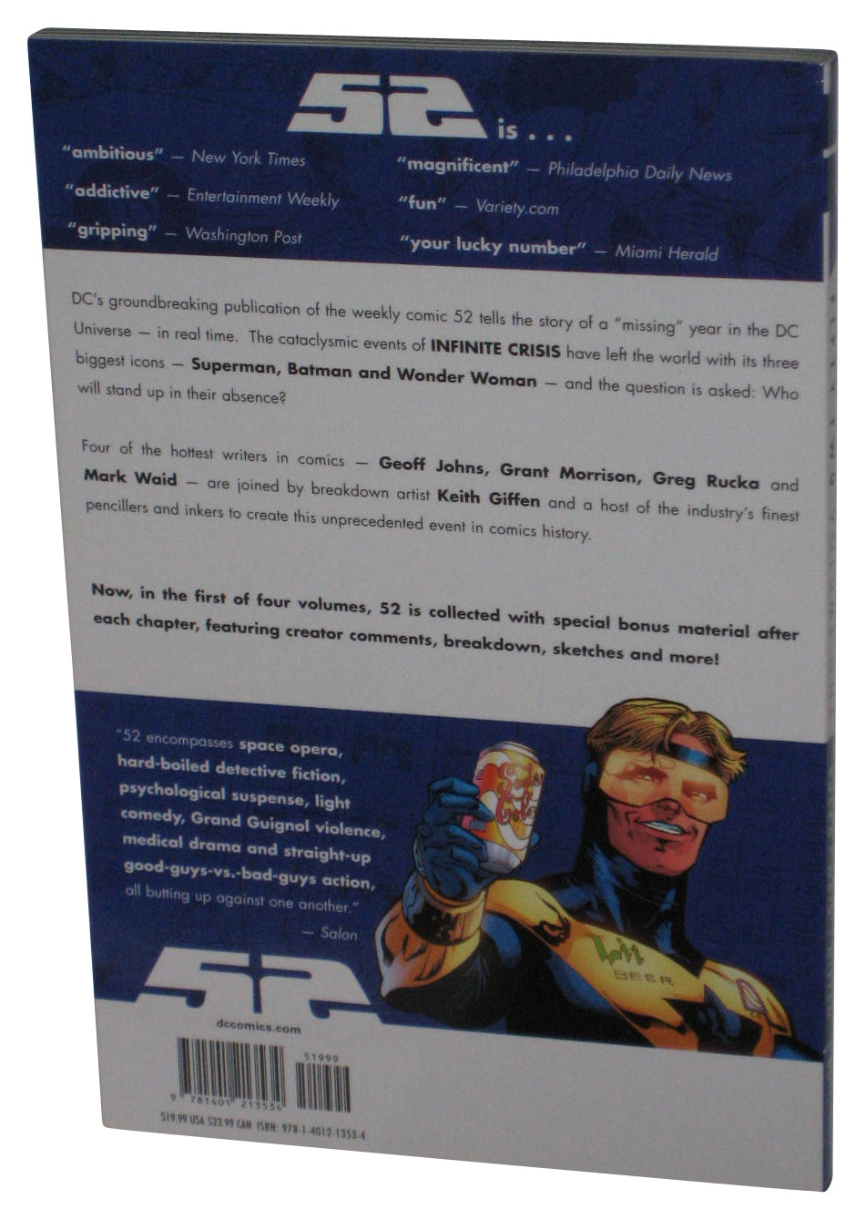 DC Comics 52 Volume 1 Graphic Novel Paperback Book - (Grant Morrison)