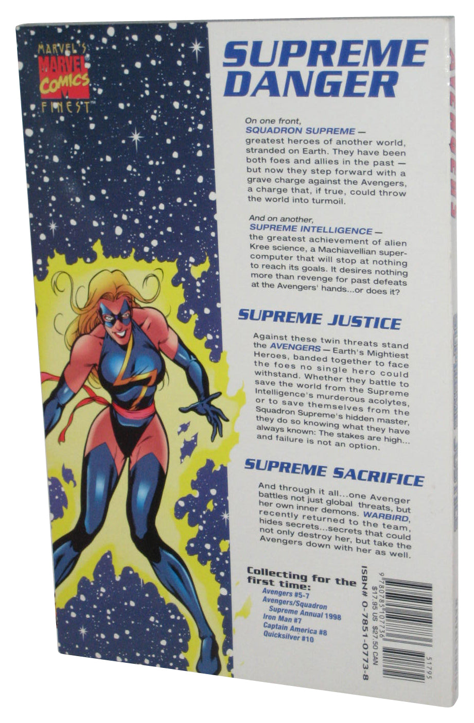 Marvel Comics Avengers Supreme Justice (2001) Paperback Book