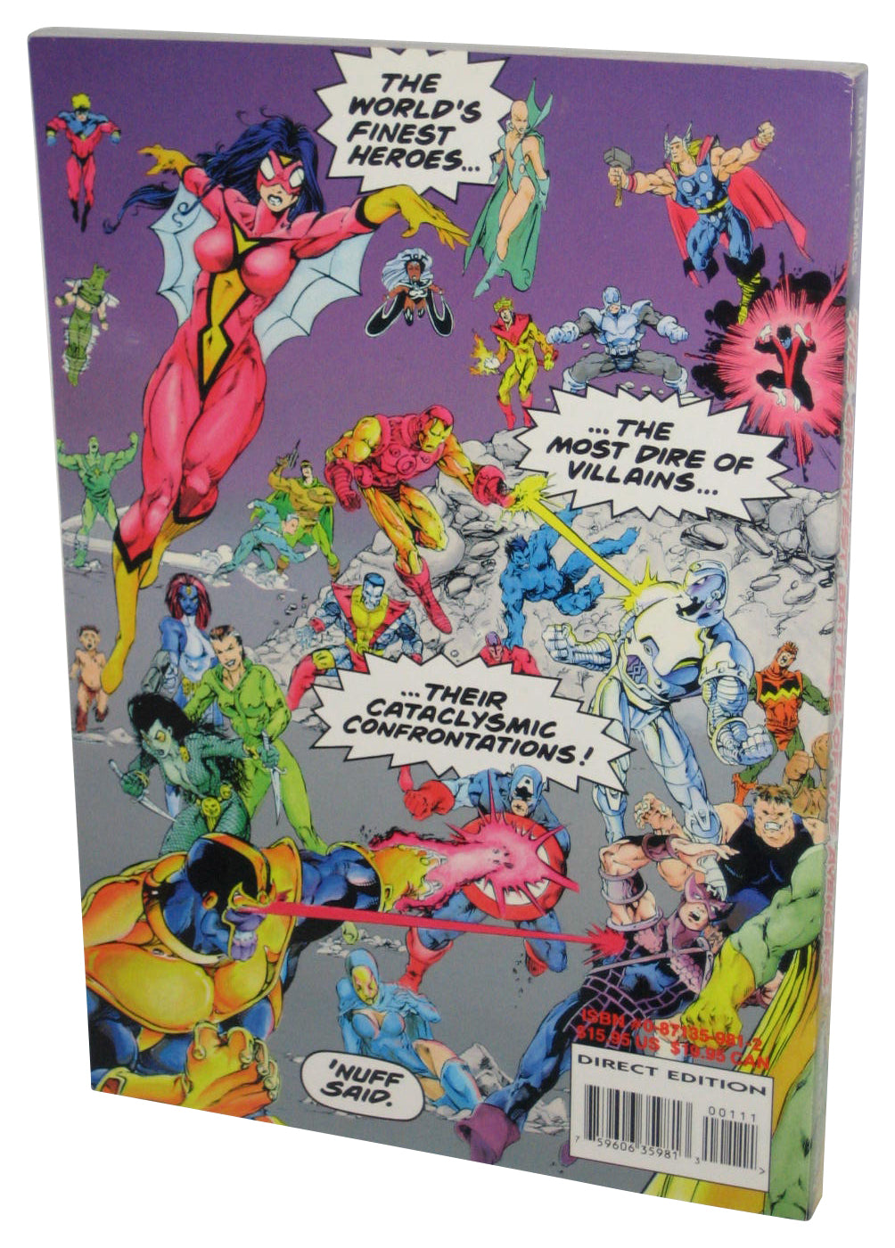 Marvel Comics Greatest Battles of The Avengers (1993) Paperback Book