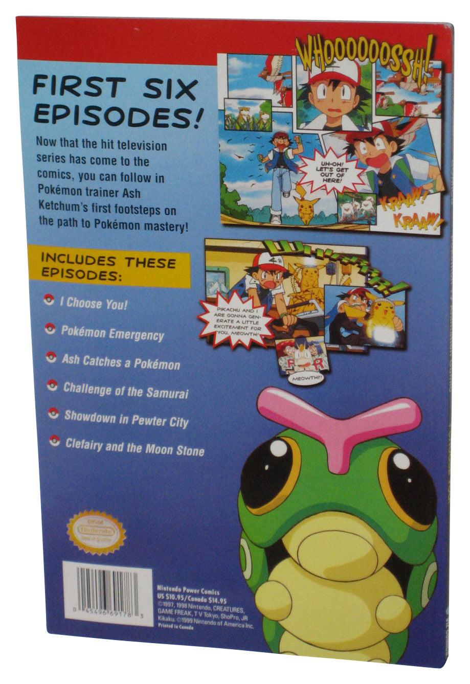 Pokemon TV Animation Nintendo Power (1999) Viz Comic I Choose You Paperback Book