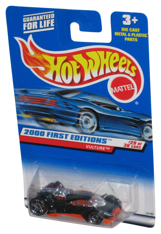 Hot Wheels 2000 First Editions 29/36 Vulture Black & Orange Toy Car #089