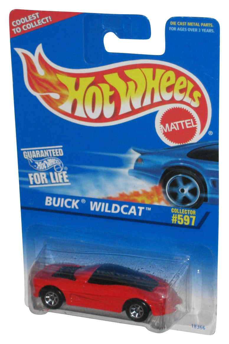 Hot Wheels Buick Wildcat (1995) Mattel Red Die-Cast Toy Car #597