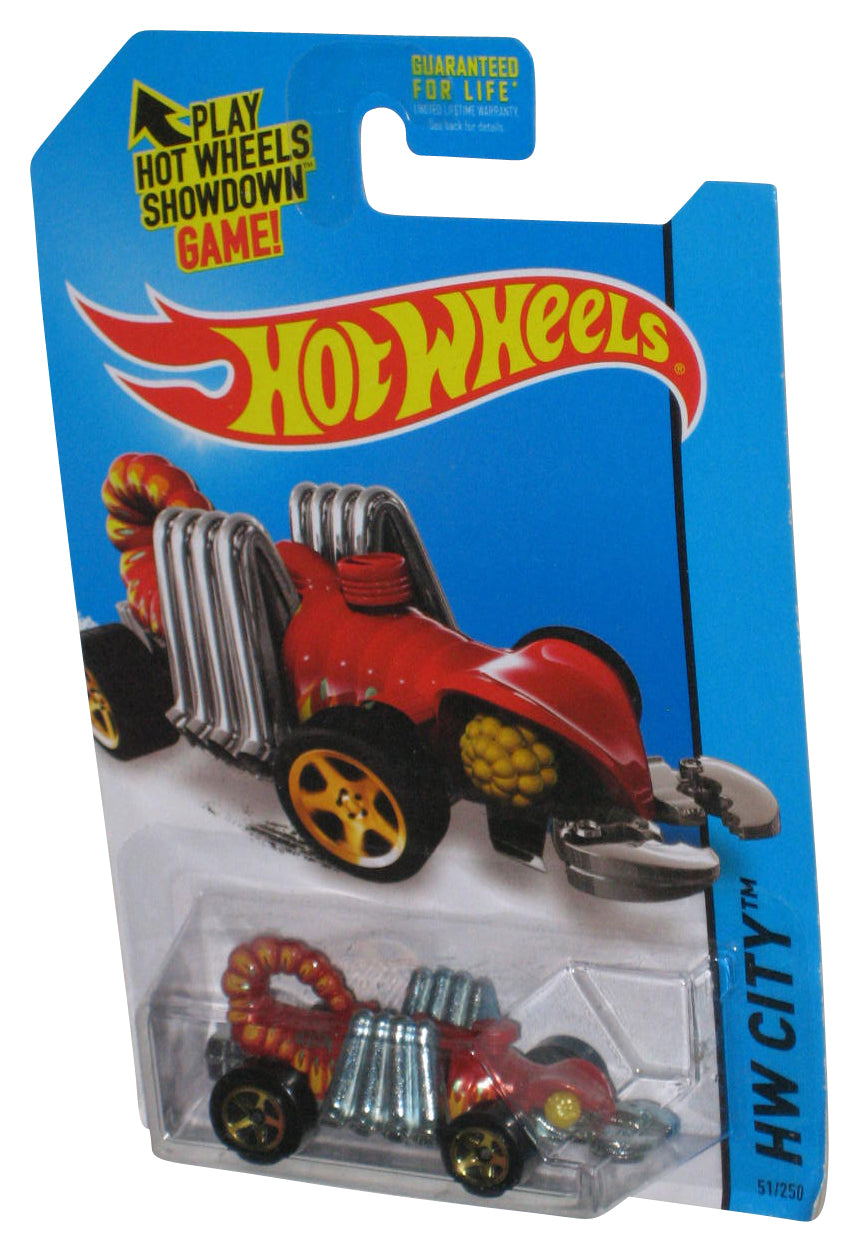 Hot Wheels HW City Eevil Weevil (2013) Red Die-Cast Toy Car 51/250