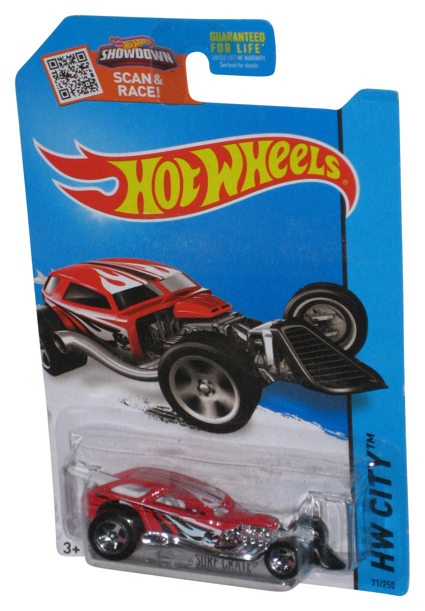Hot Wheels HW City Surf Crate (2013) Red Die-Cast Toy Car 71/250