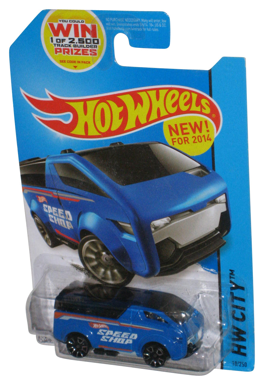 Hot Wheels The Vanster (2014) Mattel Die-Cast Blue Toy Car 10/250