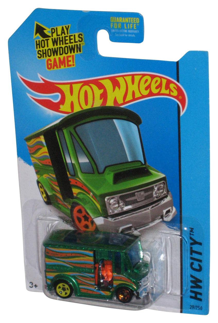 Hot Wheels HW City (2013) Mattel Green Bread Box Toy Car 29/250