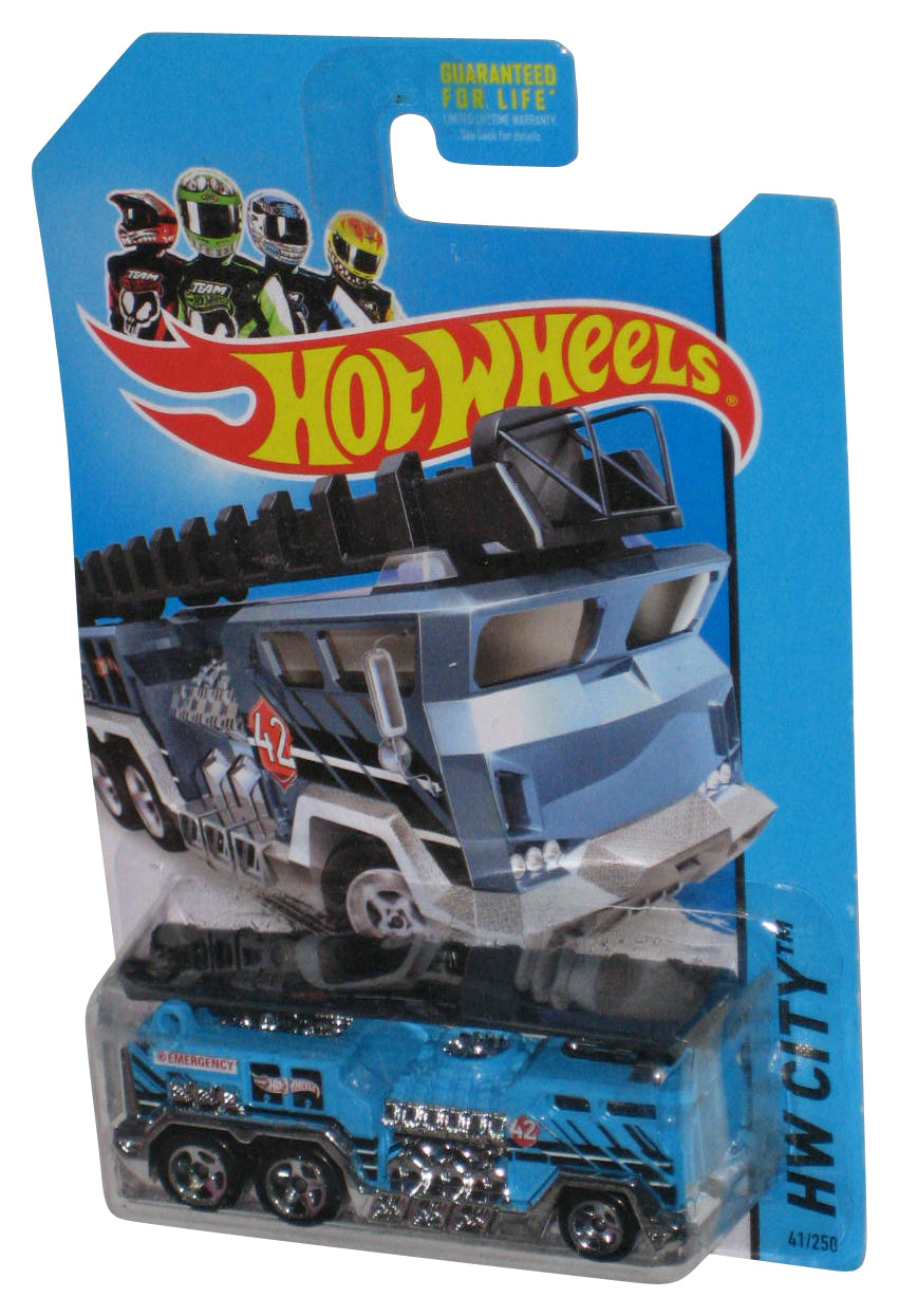 Hot Wheels HW City (2013) Blue 5 Alarm Die-Cast Toy Truck 41/250