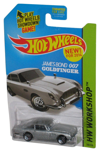 Hot Wheels HW Workshop (2014) James Bond 007 Goldfinger Aston Martin 1963 DB5 Car 200/250