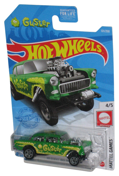 Hot Wheels Mattel Games (2020) Guster Green '55 Chevy Bel Air Gasser Toy Car 121/250