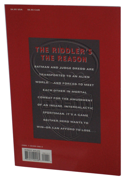 DC Comics Batman and Judge Dredd The Ultimate Riddle (1995) Paperback Book