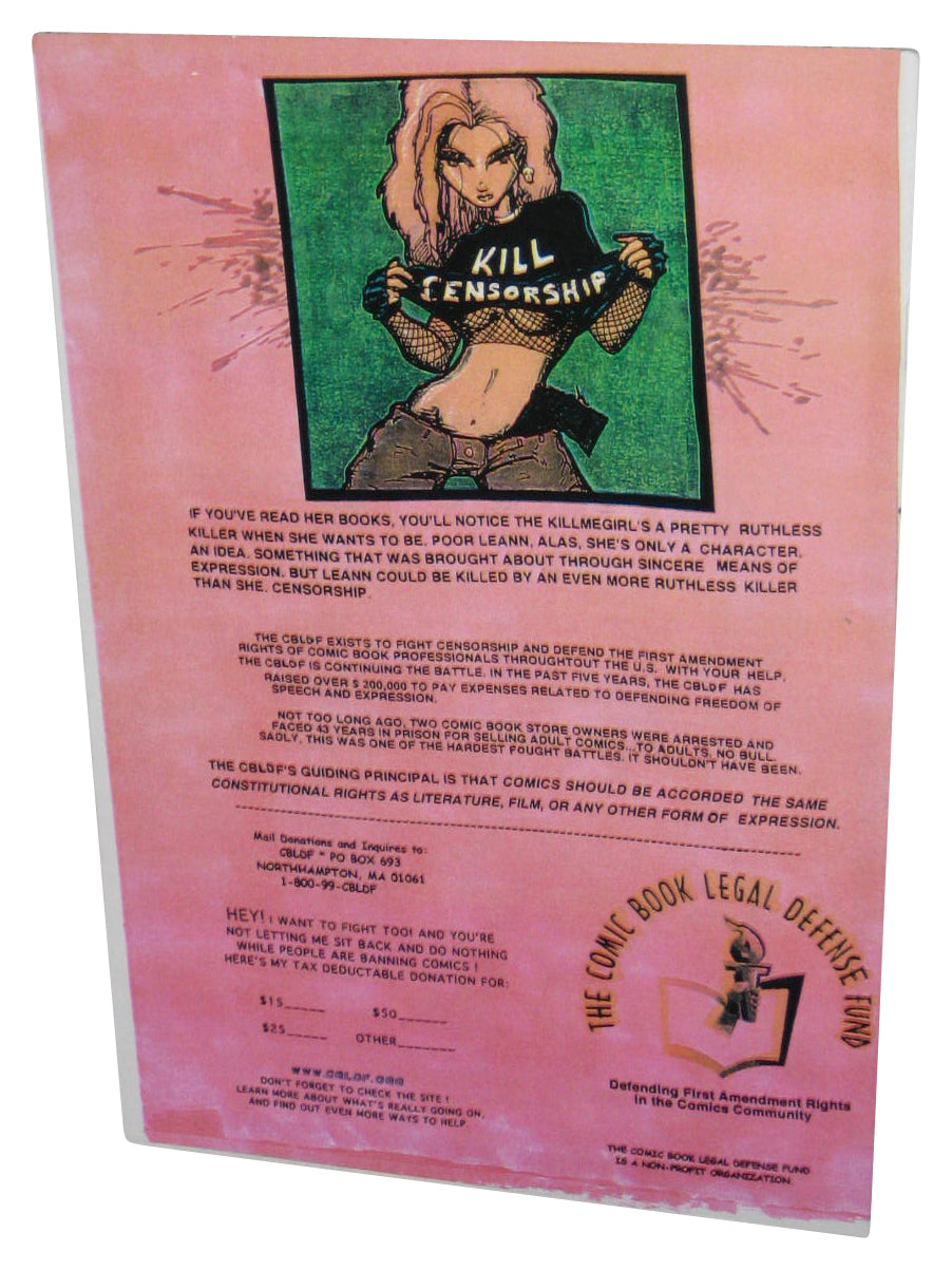 The Killmegirl Blood Sugar Aug 2000 TLW Comic Book - (Drawn In The Blood of The Artist)