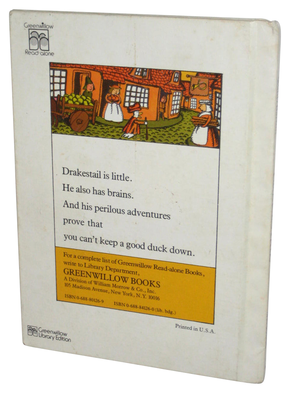Drakestail Greenwillow Read-Alone (1978) Hardcover Book - (Jan Wahl / Byron Barton)