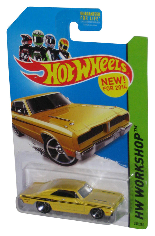 Hot Wheels HW Workshop (2014) Yellow 1974 Brazilian Dodge Charger Toy Car 240/250
