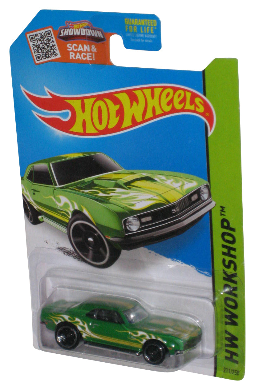 Hot Wheels HW Workshop (2013) Green '68 Copo Camaro Toy Car 211/250