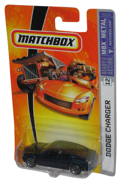 Matchbox MBX Metal Ready For Action (2006) Dodge Charger Blue Toy Car #12