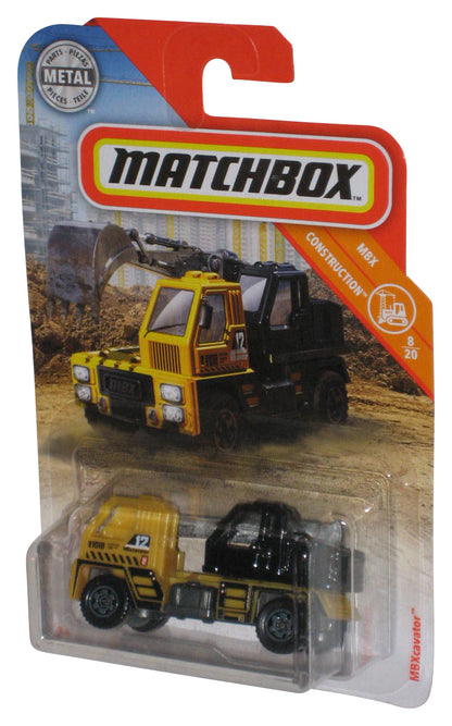 Matchbox MBX Construction 8/20 (2018) Yellow MBXCavator Toy Truck 25/100