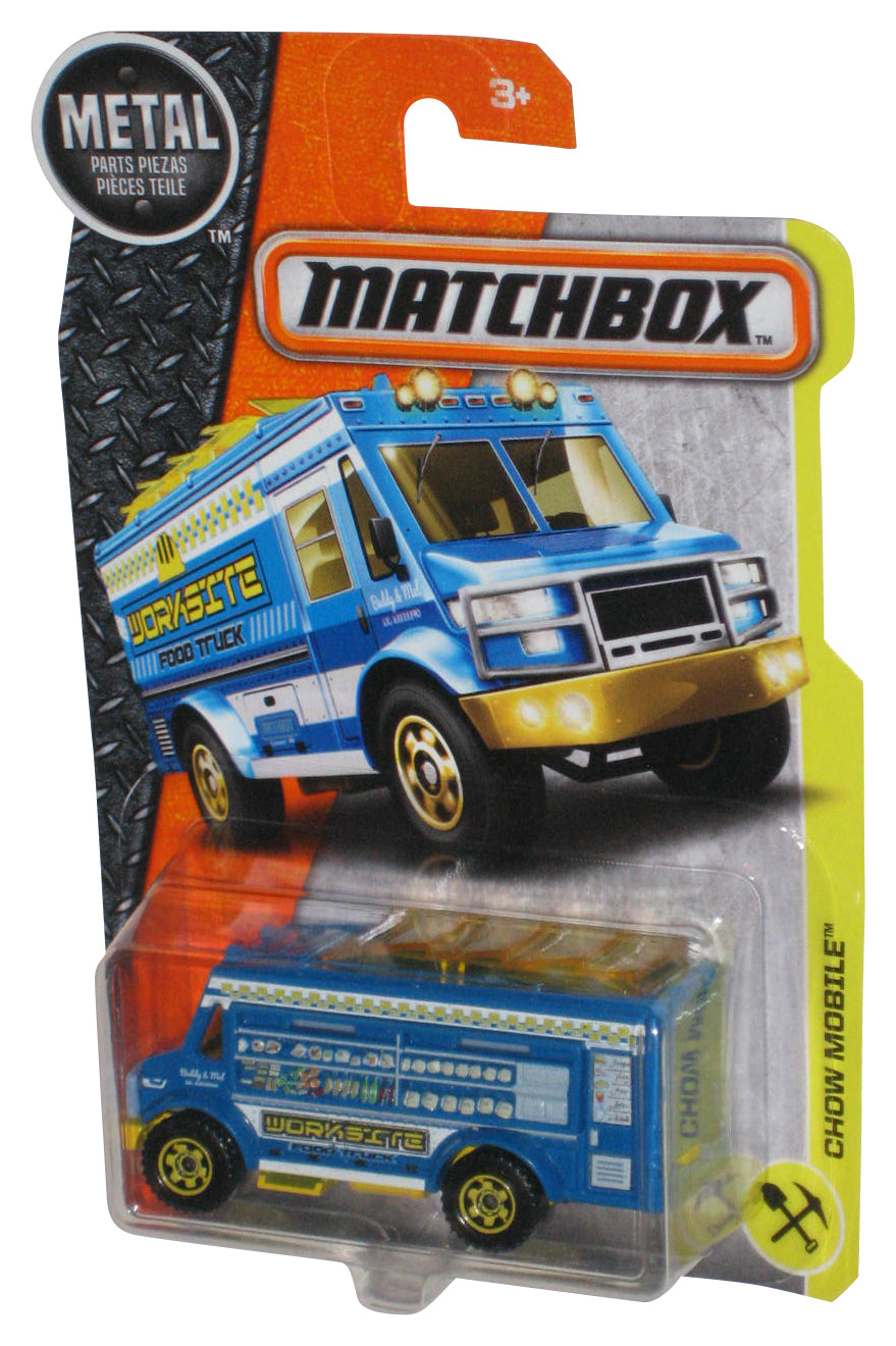 Matchbox Chow Mobile (2016) Blue Worksite Food Truck Toy 53/125
