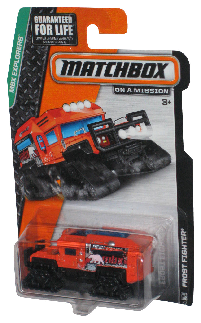 Matchbox MBX Explorers On A Mission Orange Frost Fighter Toy 107/120