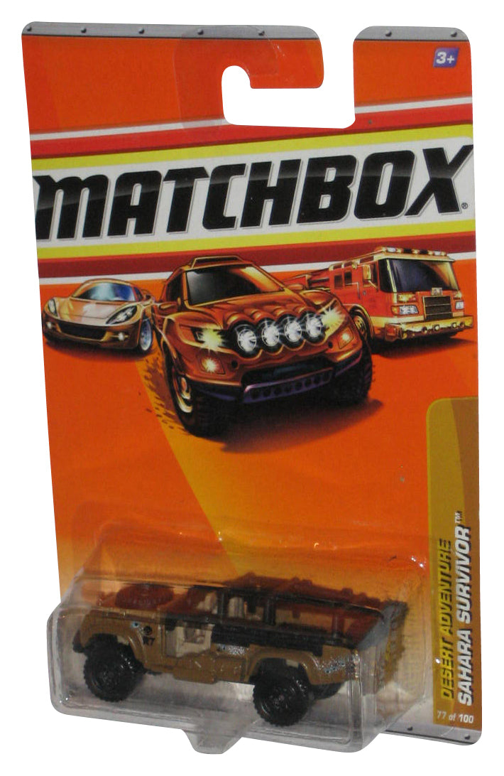 Matchbox Desert Adventure (2009) Sahara Survivor Brown Toy Car 77/100