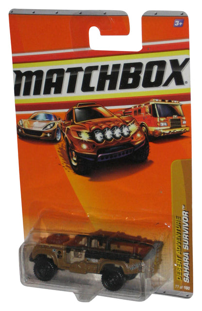 Matchbox Desert Adventure (2009) Sahara Survivor Brown Toy Car 77/100