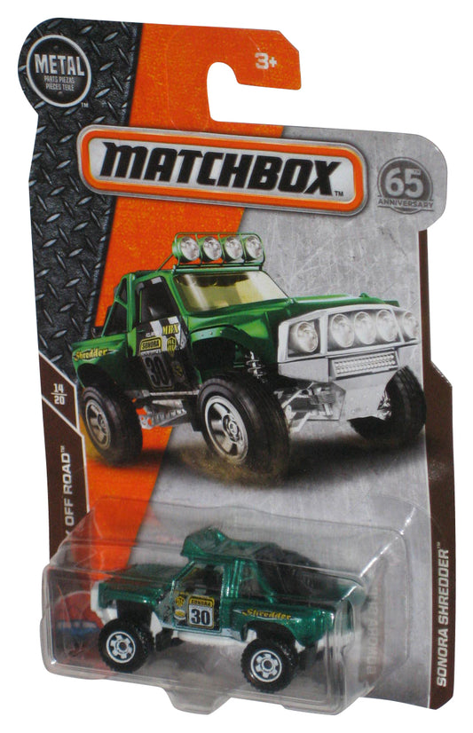 Matchbox MBX Off-Road 14/20 (2017) Sonora Shredder Green Toy Car 107/125 - (Cracked Plastic)