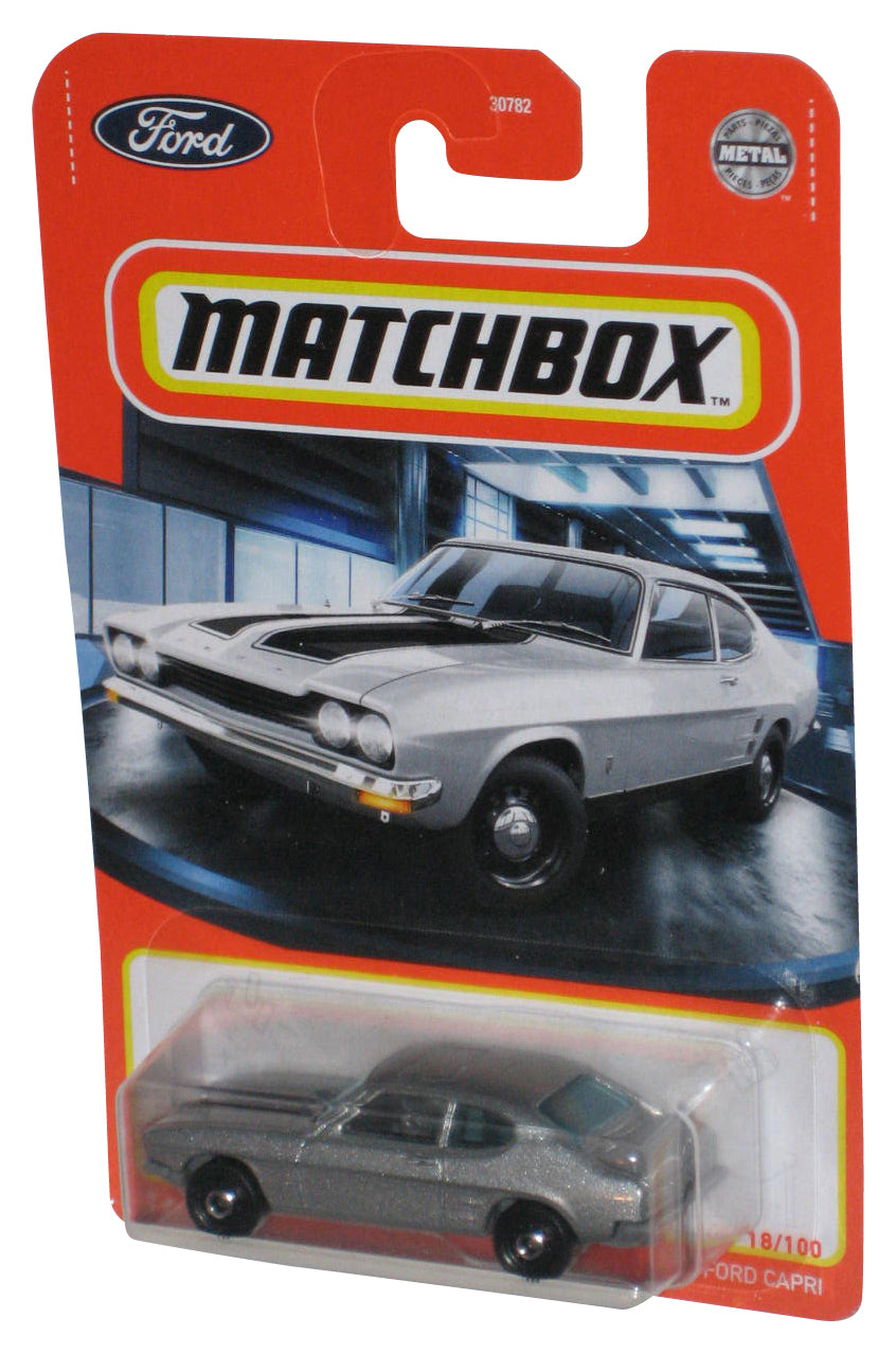 Matchbox Silver 1970 Ford Capri (2020) Metal Toy Car 18/100
