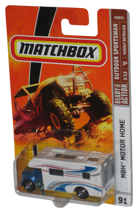 Matchbox Outdoor Sportsman (2008) White MBX Motor Home Toy #91