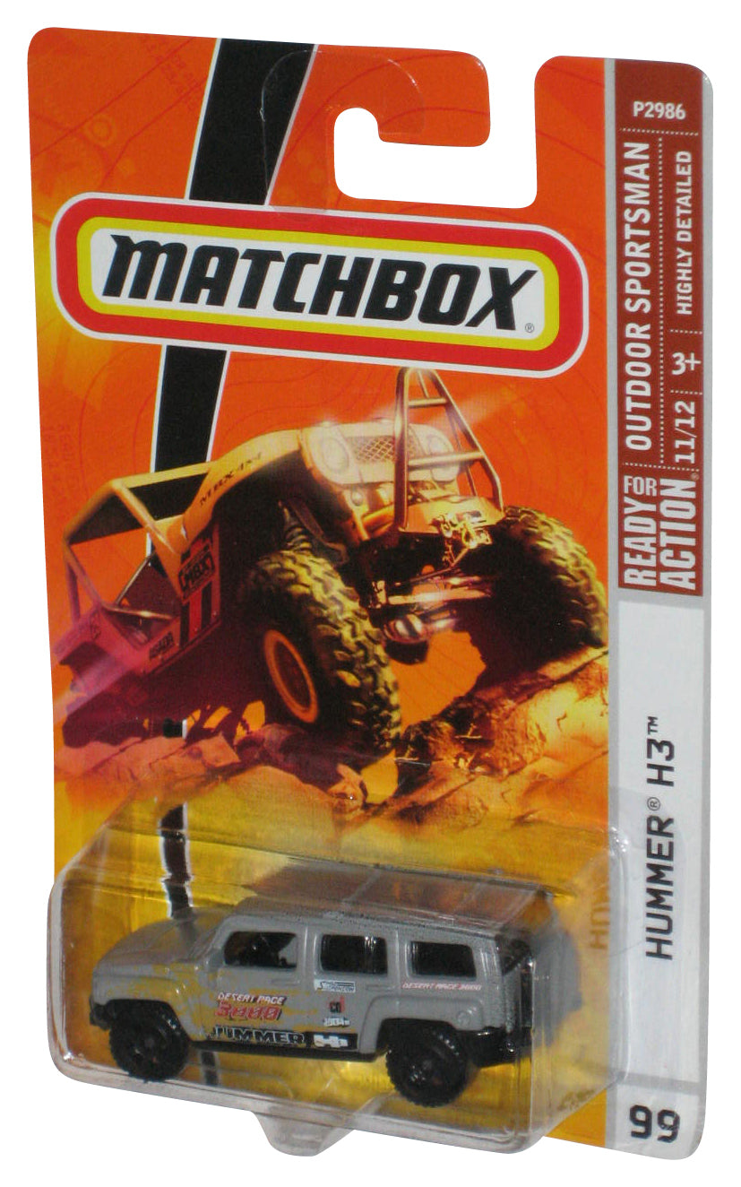 Matchbox Outdoor Sportsman (2008) Gray Hummer H3 Toy #99
