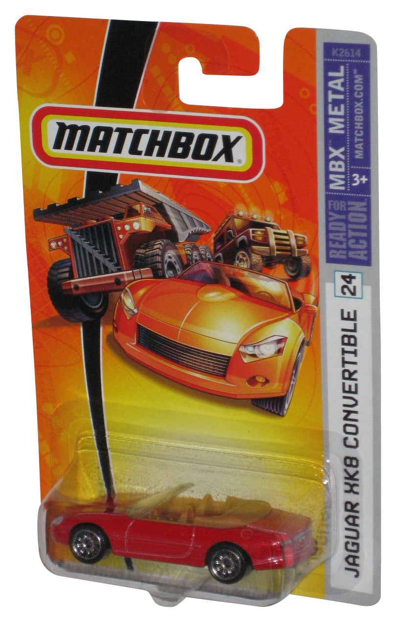 Matchbox MBX Metal (2006) Red Jaguar XK8 Convertible Toy Car #24