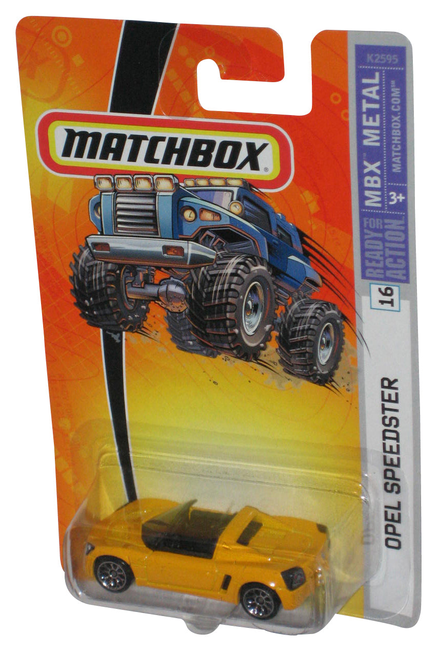 Matchbox MBX Metal (2006) Yellow Opel Speedster Toy Car #16