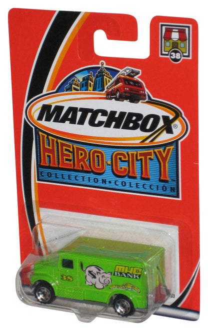 Matchbox Hero City Collection (2002) Green International Armored Car Toy #38