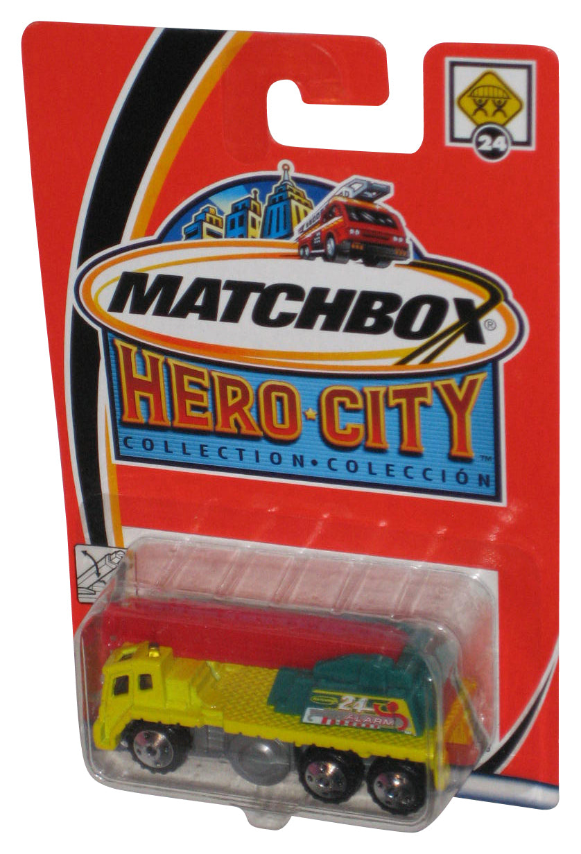 Matchbox Hero City Collection (2002) Green & Yellow Crane Toy #24