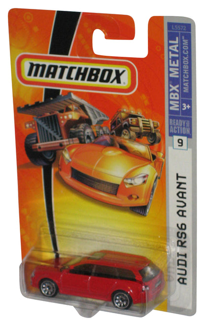 Matchbox MBX Metal (2006) Red Audi RS6 Avant Toy Car #9