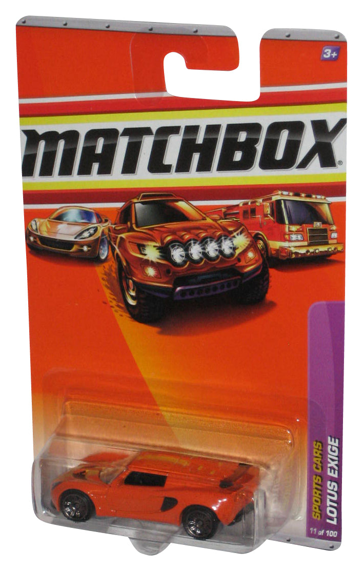 Matchbox Sports Cars (2009) Orange Lotus Exige Toy Car #11/100