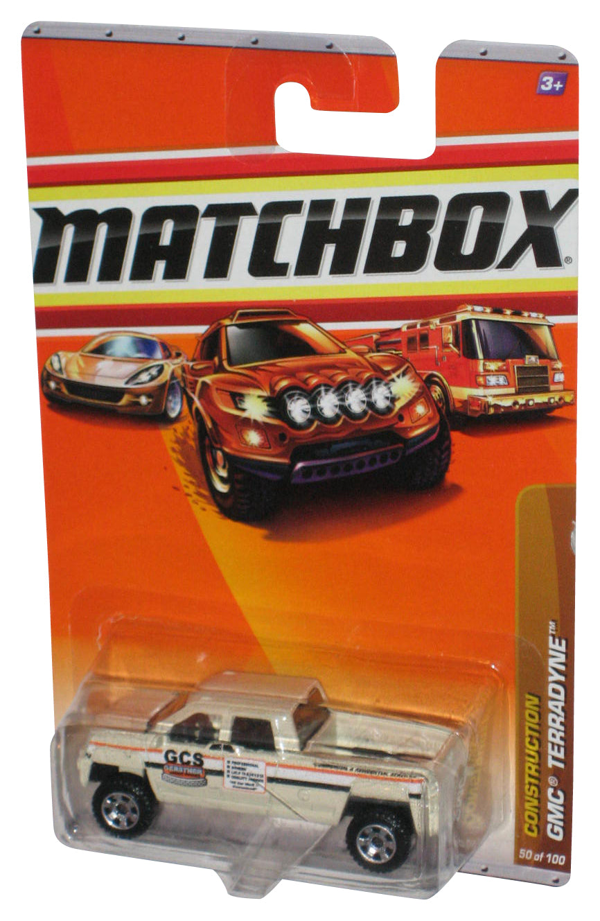 Matchbox Construction GMC Terradyne (2009) White Toy Truck #50/100