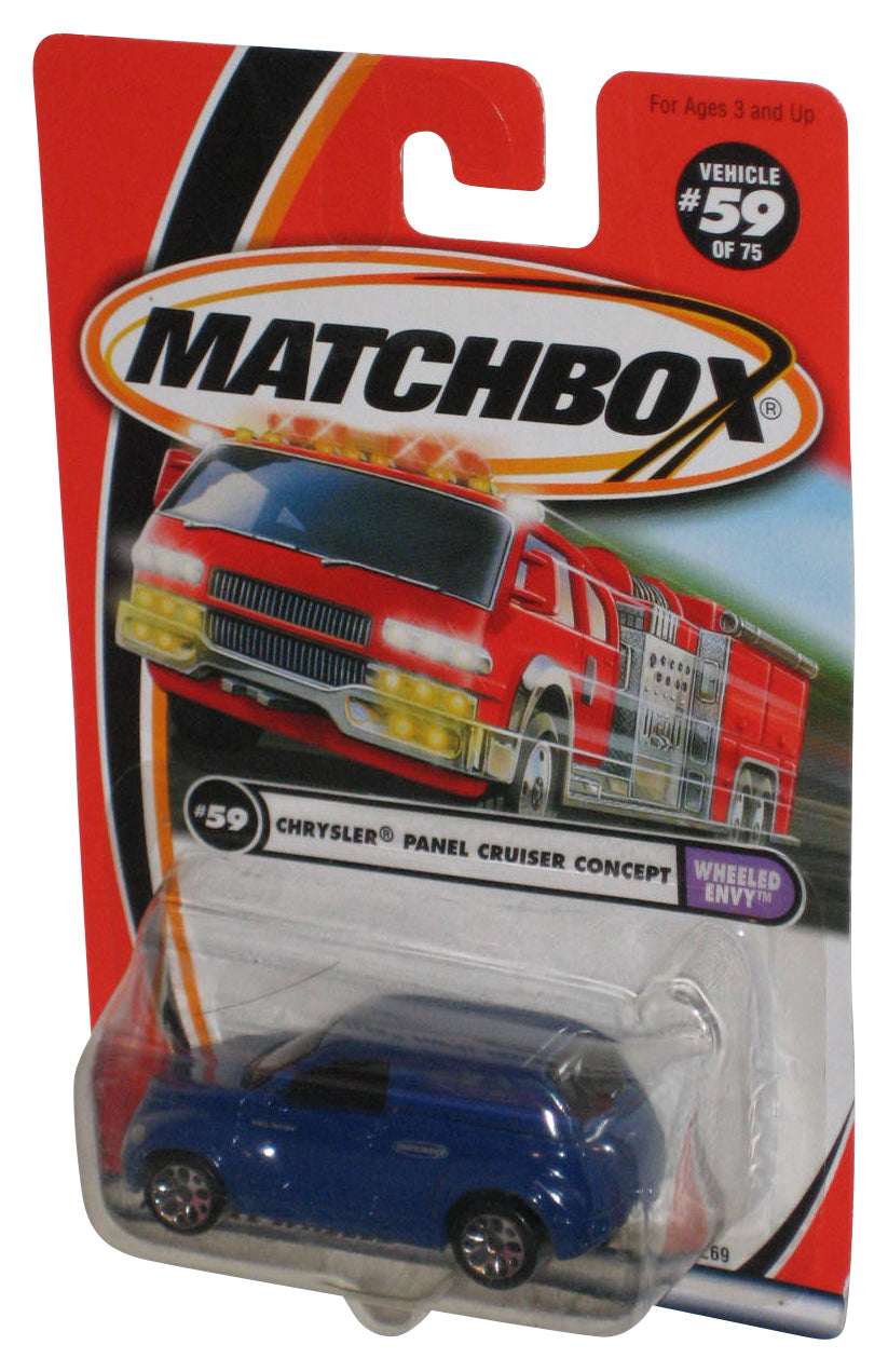 Matchbox Wheeled Envy (2000) Blue Chrysler Panel Cruiser Concept Toy Car #59/75