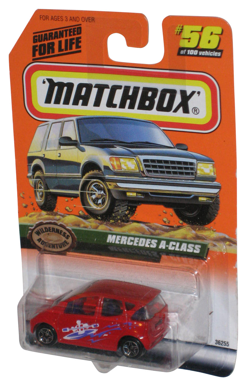 Matchbox Wilderness Adventure (1998) Red Mercedes A-Class Toy Car #56/100