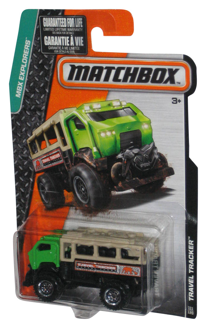 Matchbox MBX Explorers (2014) Mattel Green Travel Tracker Toy 111/120