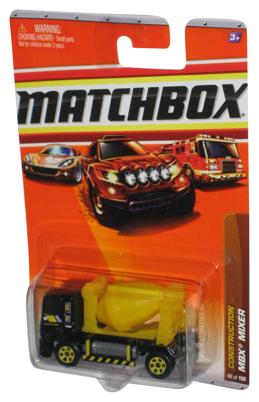 Matchbox Construction MBX Mixer (2009) Blue & Yellow Toy #46/100